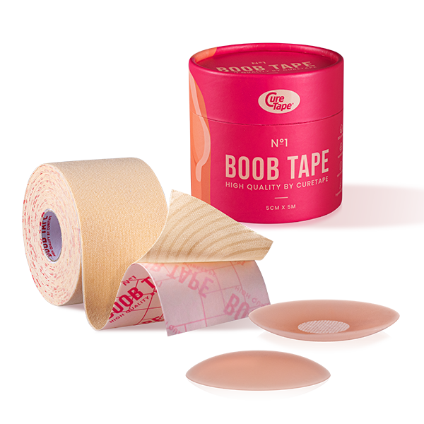 BoobTape No.1 - Beige + Nipple Covers - Image 2